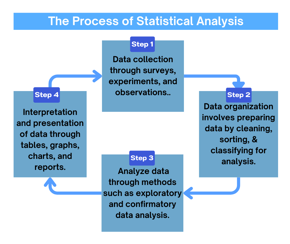 The process of statistical analysis